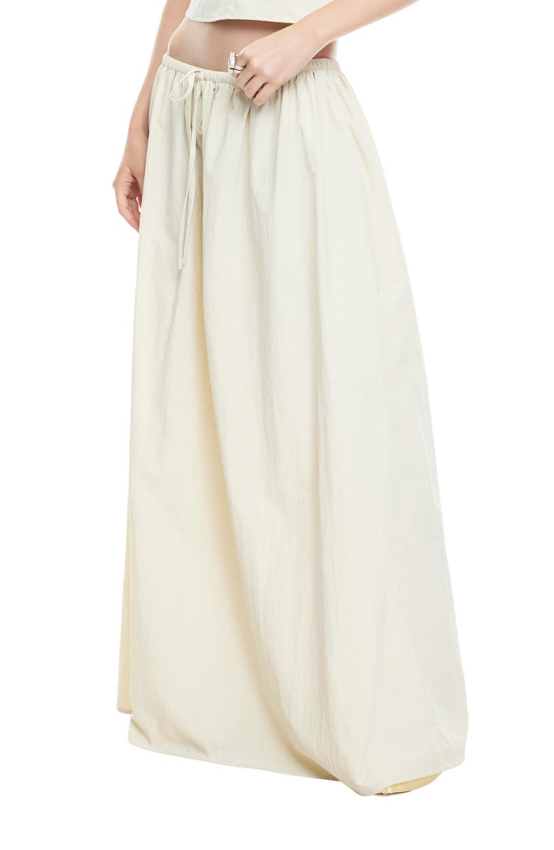 LIONESS Sweet Escape Maxi Skirt, Alternate, color, Oyster