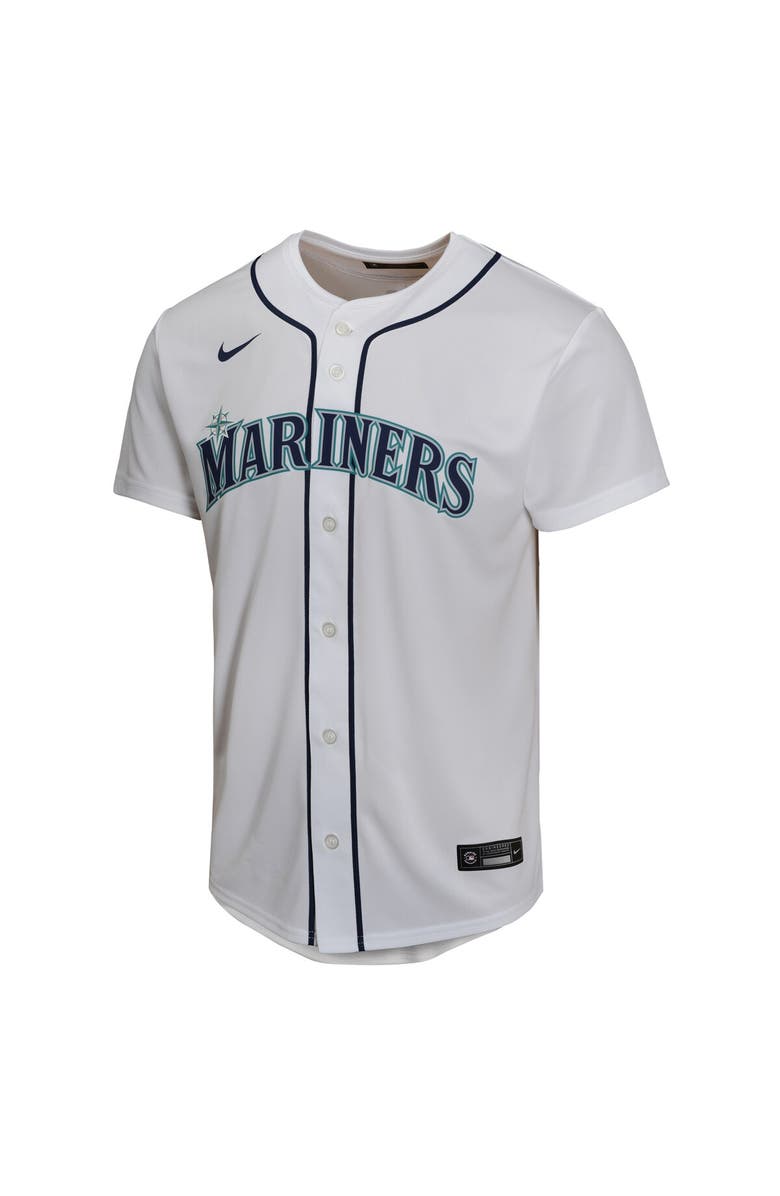 Nike Youth Nike Julio Rodríguez White Seattle Mariners Home Game Player Jersey, Alternate, color, White