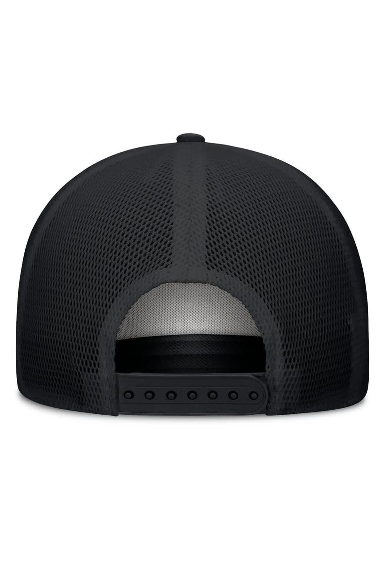 Men's Fanatics White/Black Juventus Clash A-Frame Trucker Adjustable Hat, Alternate, color, White