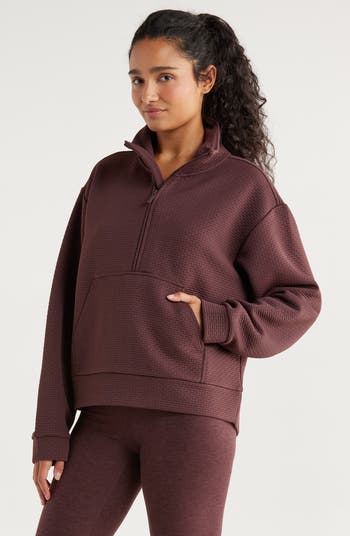 Zella Textured Half Zip Pullover | Nordstrom