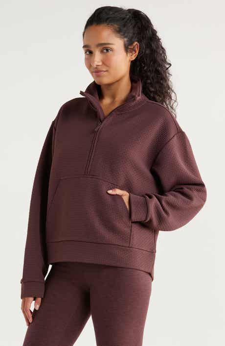 Zella Textured Half Zip Pullover