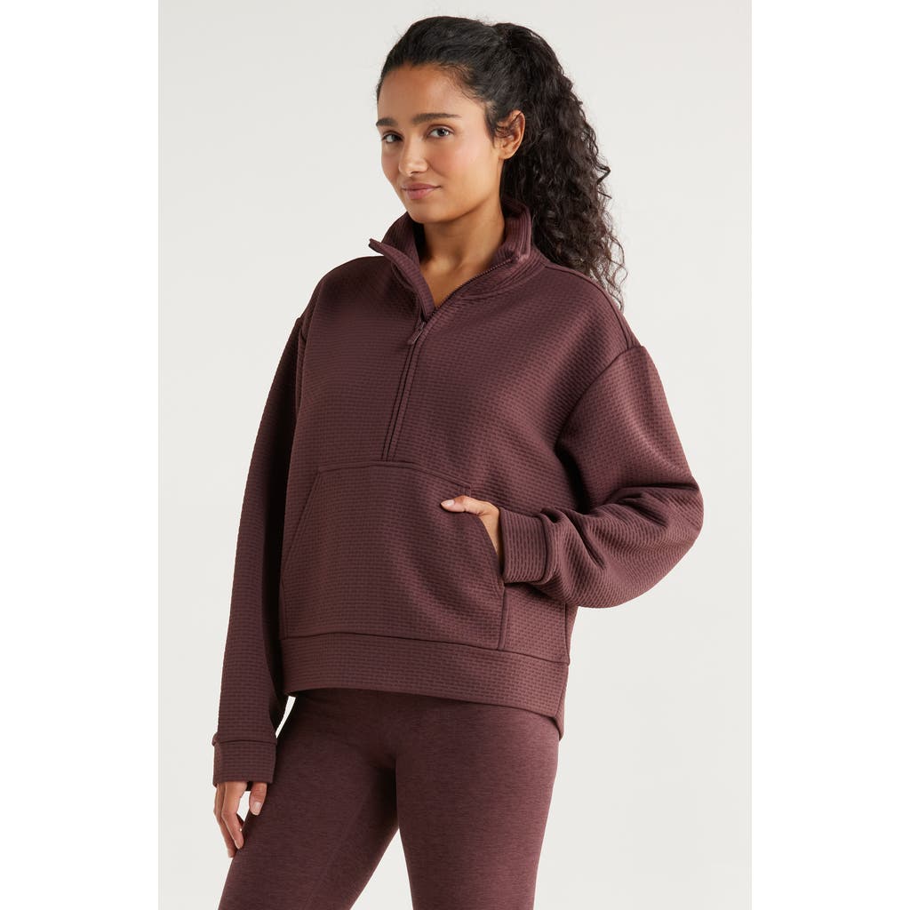 Zella Kickback Ottoman Half Zip Pullover