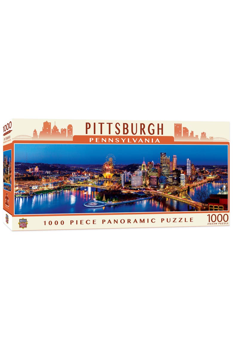 Pittsburgh 1000pc Panoramic Puzzle, Main, color, Multicolor