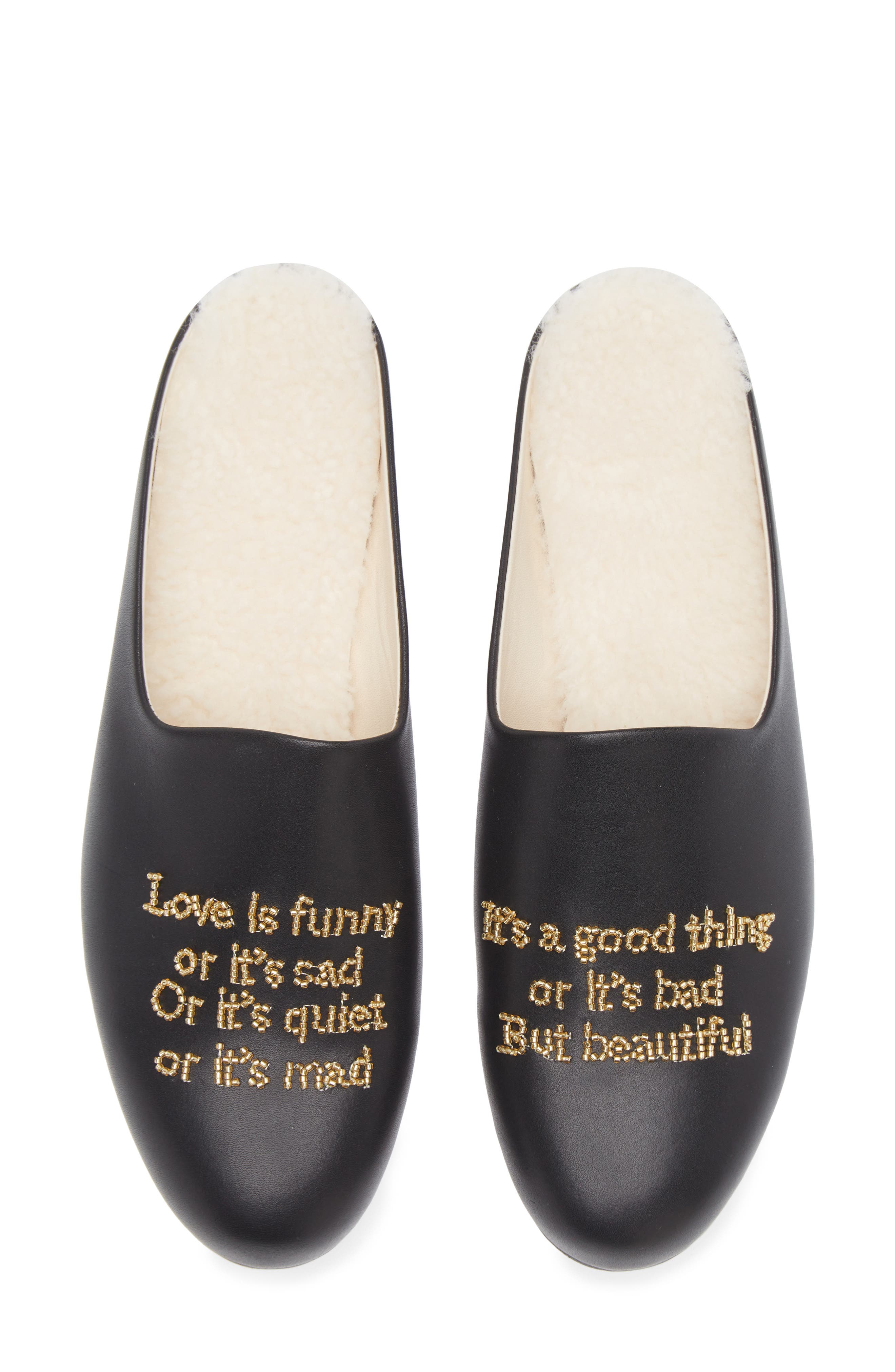 Undercover x Beautiful Shoes Mule, Alternate, color, Black