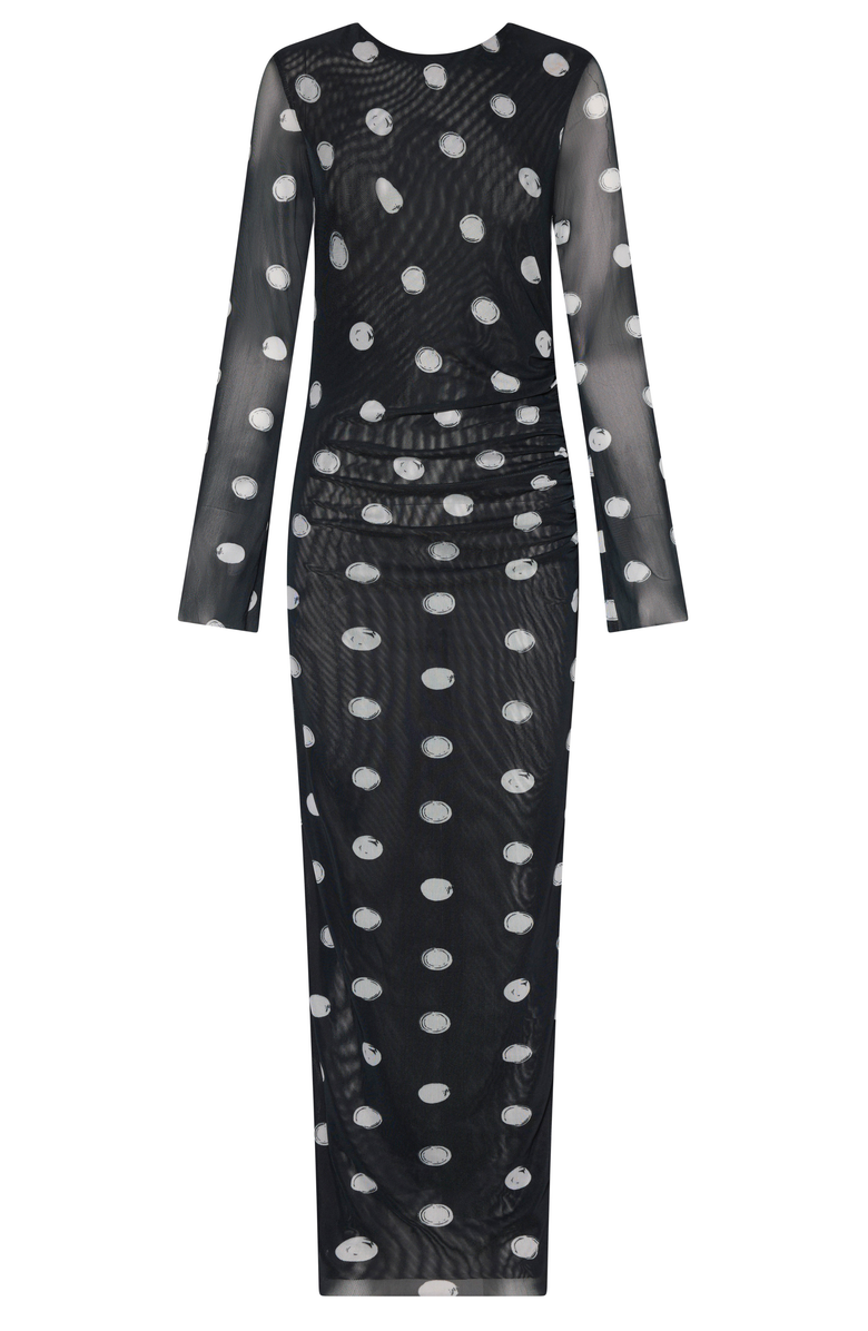 Romy Clara Mesh Dress, Alternate, color, Spot