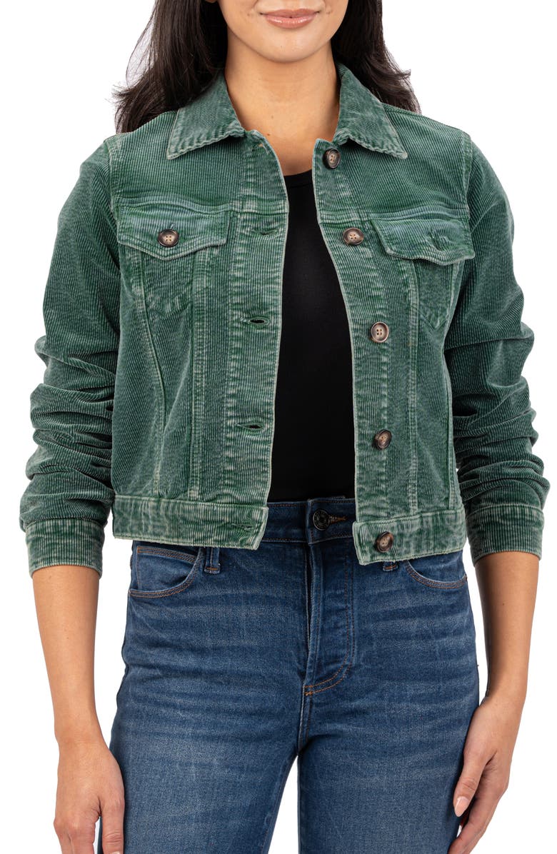 KUT from the Kloth Julie Corduroy Crop Jacket, Main, color,