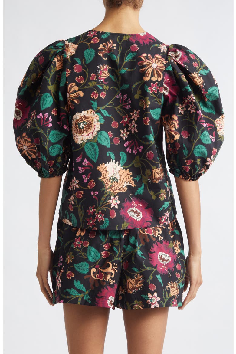 Florielle Cotton Top, Alternate, color, DAHLIA