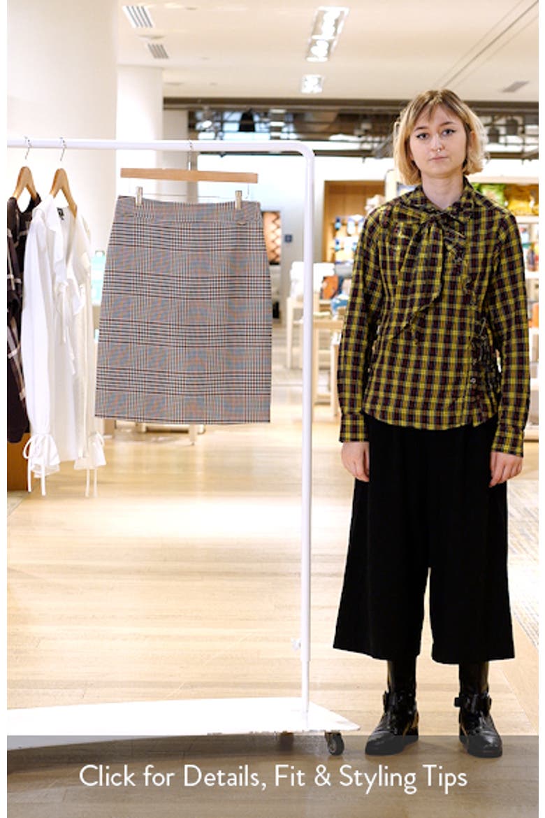Plaid Pencil Skirt video