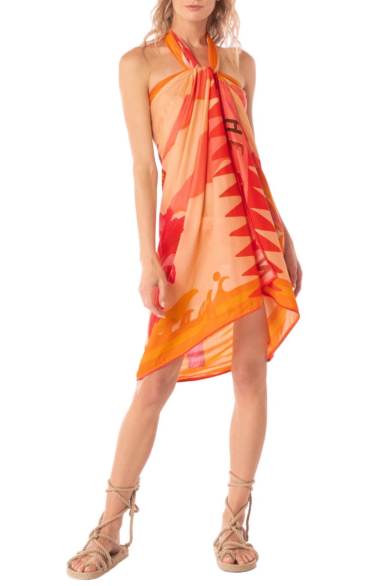 Maaji Summer Dunes Pastel Swirl Isla Cover-Up Pareo, Alternate, color, 