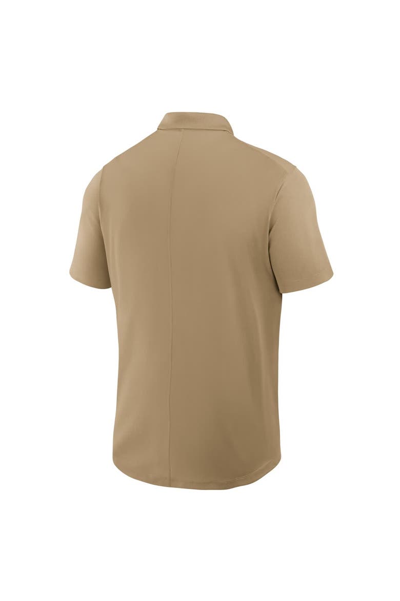 Men's Nike Tan Kentucky Wildcats Primetime Victory Primary Logo Performance Polo, Alternate, color, Tan