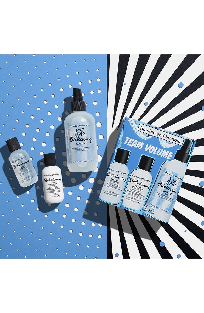 Bumble and bumble. Thickening Team Volume Hair Care Holiday Gift Set $67 Value, Alternate, color, 