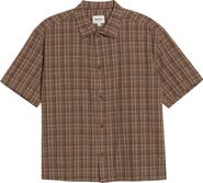 Rhythm Brady Relaxed Fit Plaid Cotton Button-Up Shirt