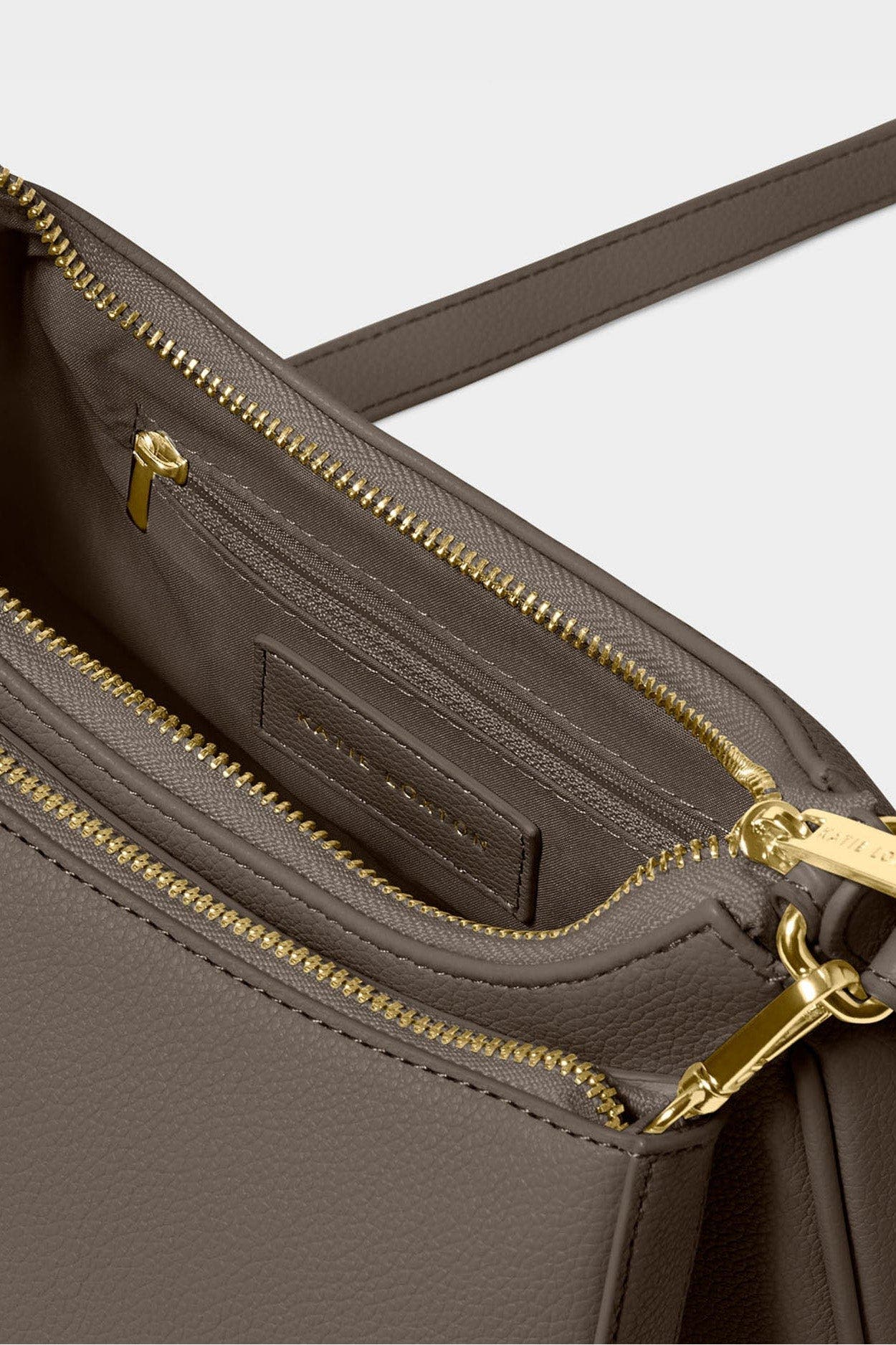 Katie Loxton Aria Scoop Crossbody Bag, Alternate, color, Mink