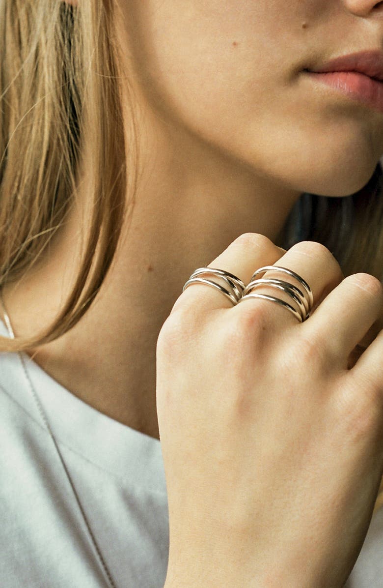 Maria Black Heroes Emily Wrap Ring, Alternate, color, 