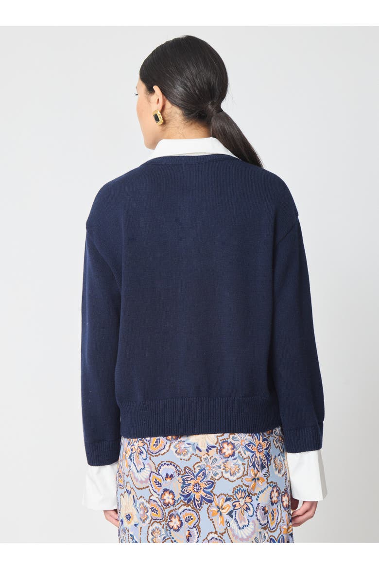 Celina Top, Alternate, color, Navy