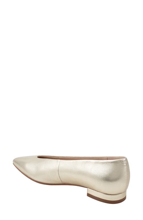 Marc Fisher Ltd Gunner Pointed Toe Flat In Gold