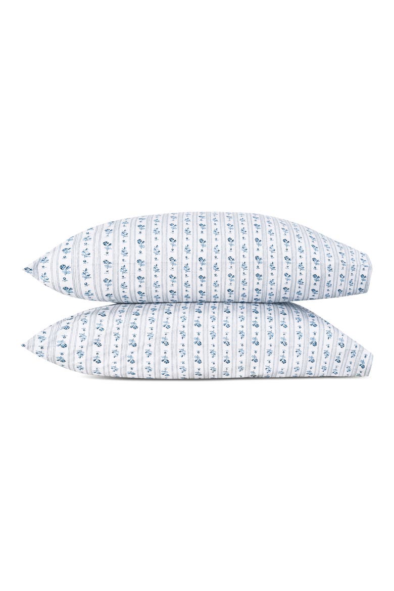 Cabanon Stripe Set of 2 Pillowcases, Main, color, BLUE