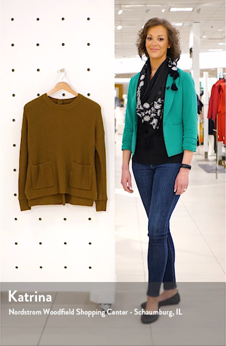 Patch Pocket Pullover Sweater, sales video thumbnail