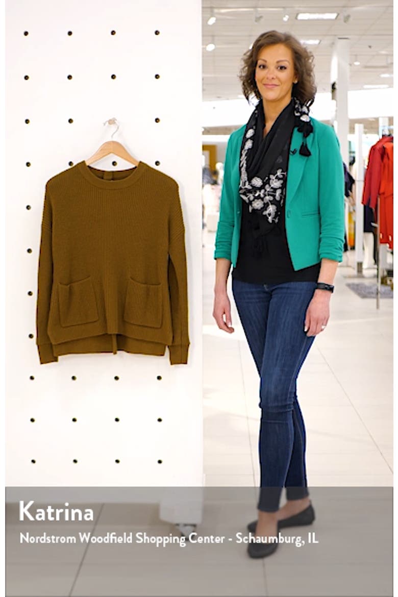Patch Pocket Pullover Sweater video