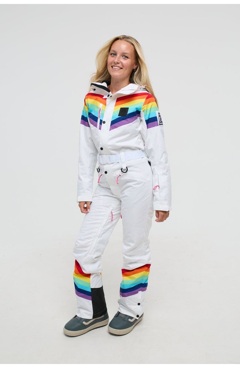 OOSC Rainbow Road Ski Suit - Women's, Alternate, color, White
