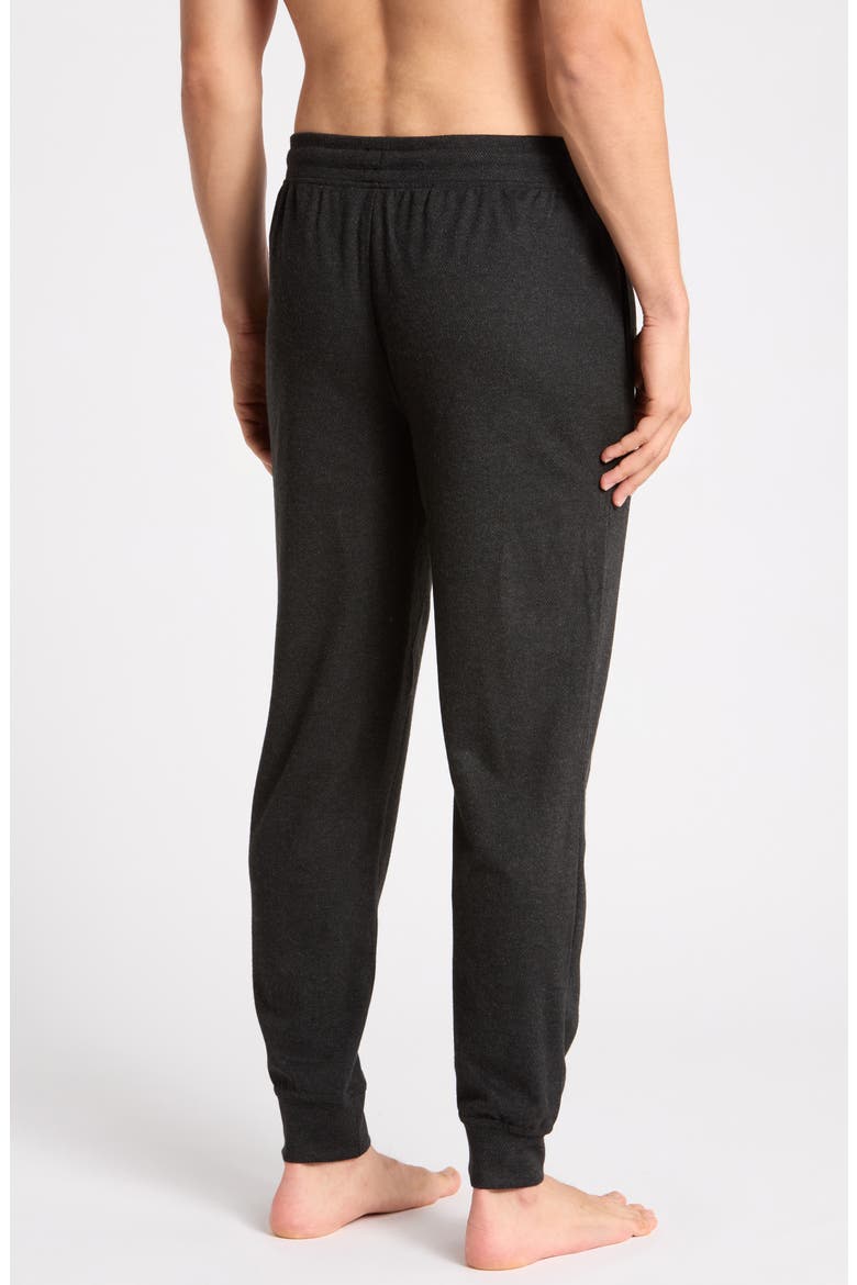 Brushed Fleece Lounge Joggers, Alternate, color, CHARCOAL HEATHER