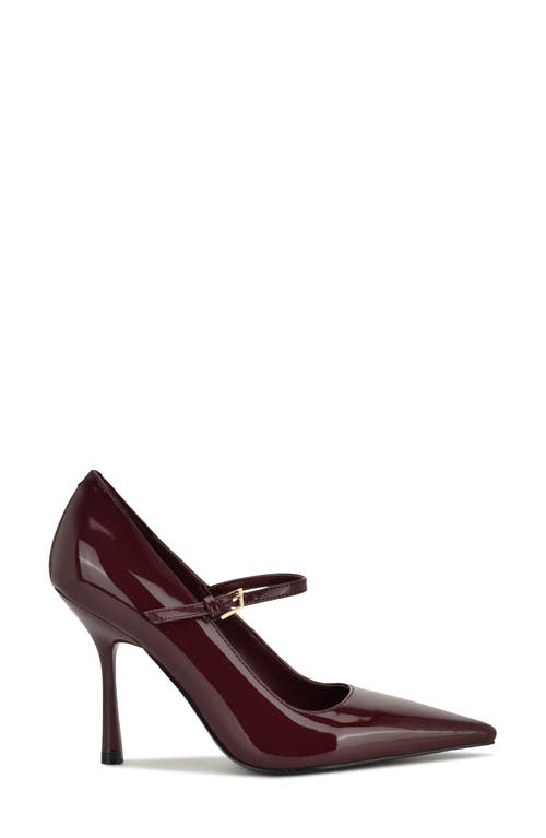 Nine West Jinnie Pointed Toe Pump In Red