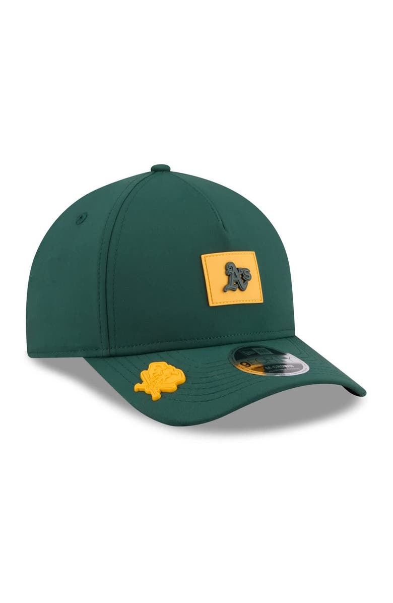 New Era Men's New Era Green Athletics 2026 Clubhouse 9FORTY A-Frame Adjustable Hat, Alternate, color, Green
