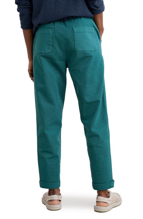 Seasalt Cornwall Waterdance Tapered Leg Pants In Green