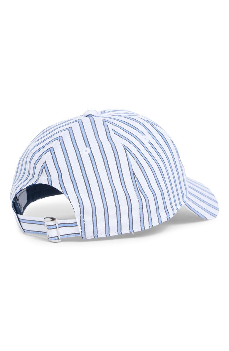 The Accessory Collective Kids' Stripe Adjustable Baseball Cap, Alternate, color, Blue