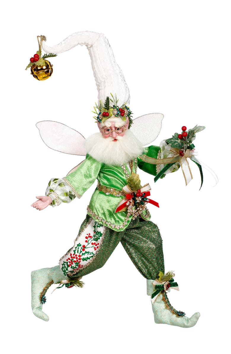Mark Roberts Holly and Ivy Fairy, Large, Main, color, Green