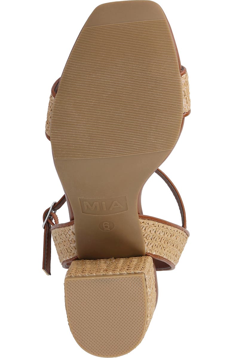 MIA Haidee Woven Sandal, Alternate, color, Natural