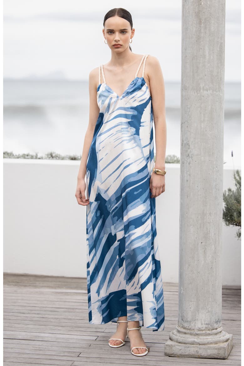 Jwana Rope Dress Loa, Alternate, color, Loa Blu