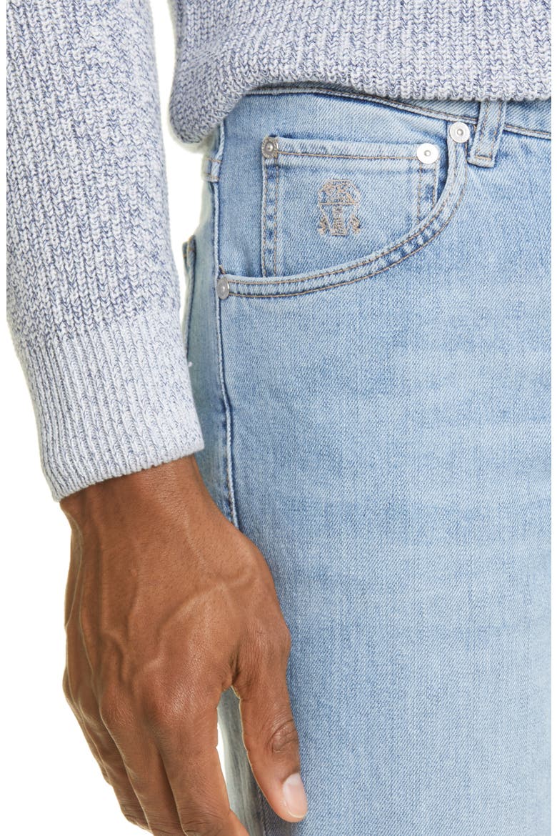 Stretch Denim Jeans, Alternate, color, LIGHT DENIM