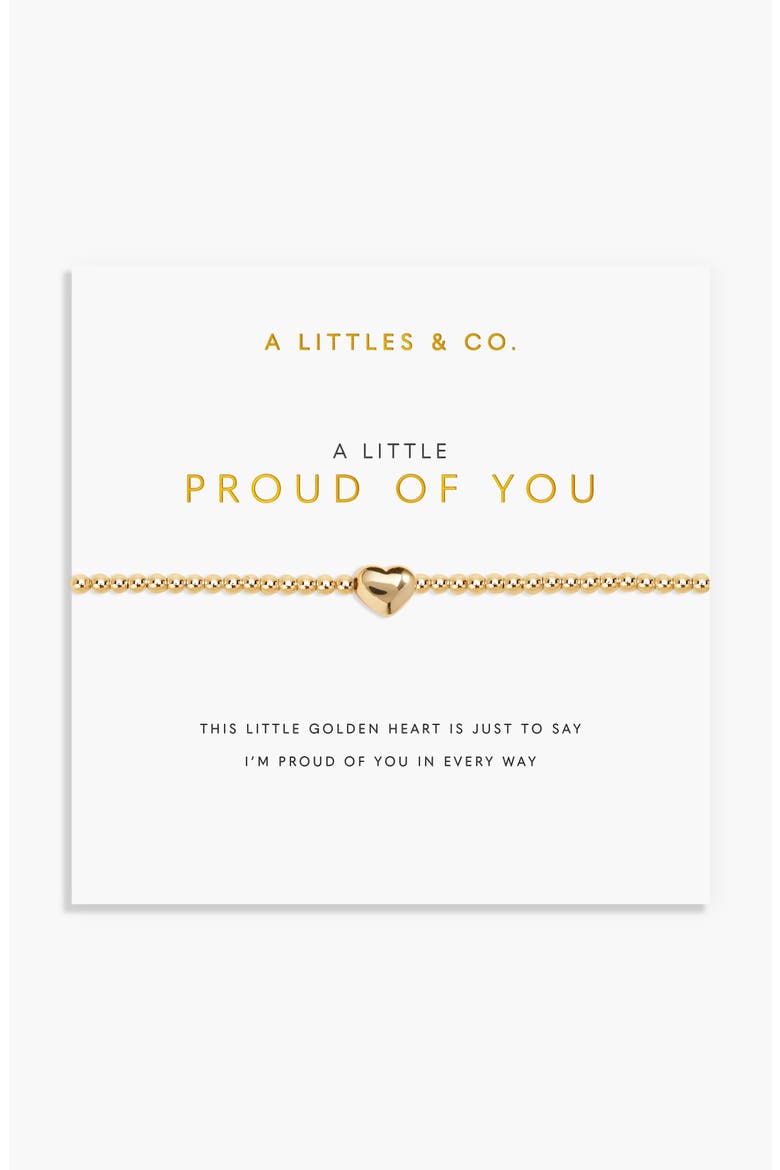 A Little 'Proud Of You' Bracelet, Main, color, Gold Plated
