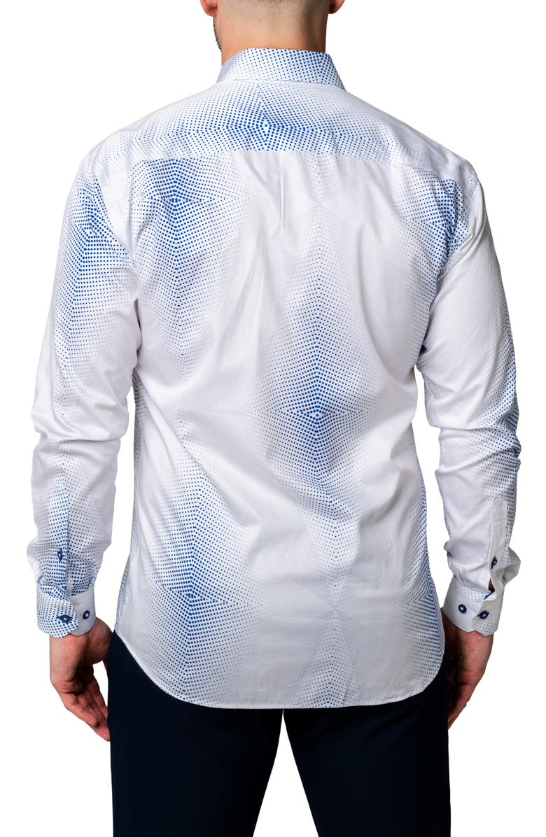 Maceoo Fibonacci Vivid Contemporary Fit Button-Up Shirt, Alternate, color, 