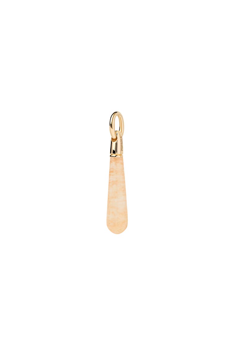 Large Drop Pendant, Main, color, Yellow Aventurine