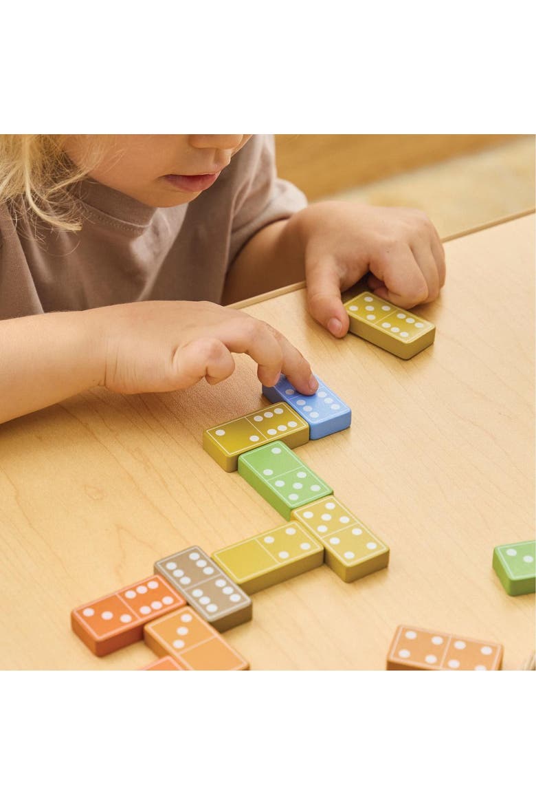 Wooden Dominoes - 168 Pieces, Alternate, color, Multicolored