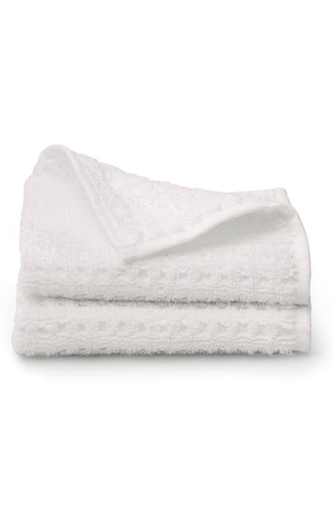 Set of 2 Waffle Organic Cotton Washcloths