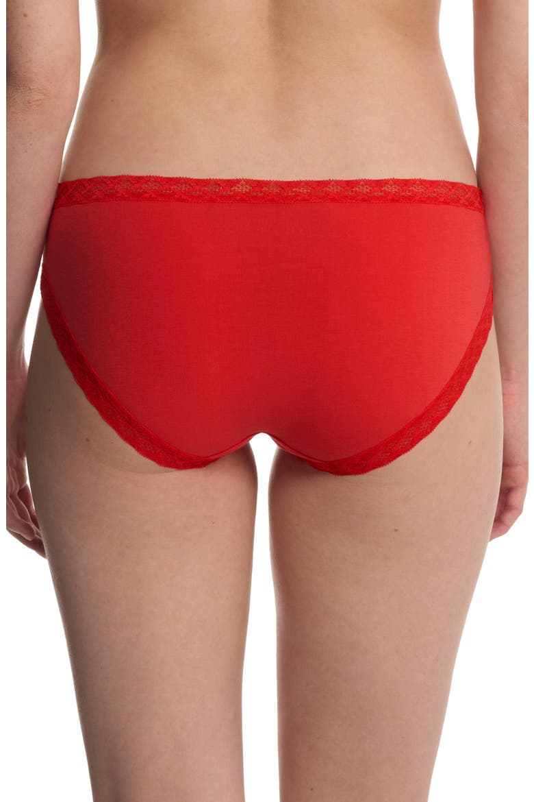 Bliss Cotton Girl Brief, Alternate, color, Paprika
