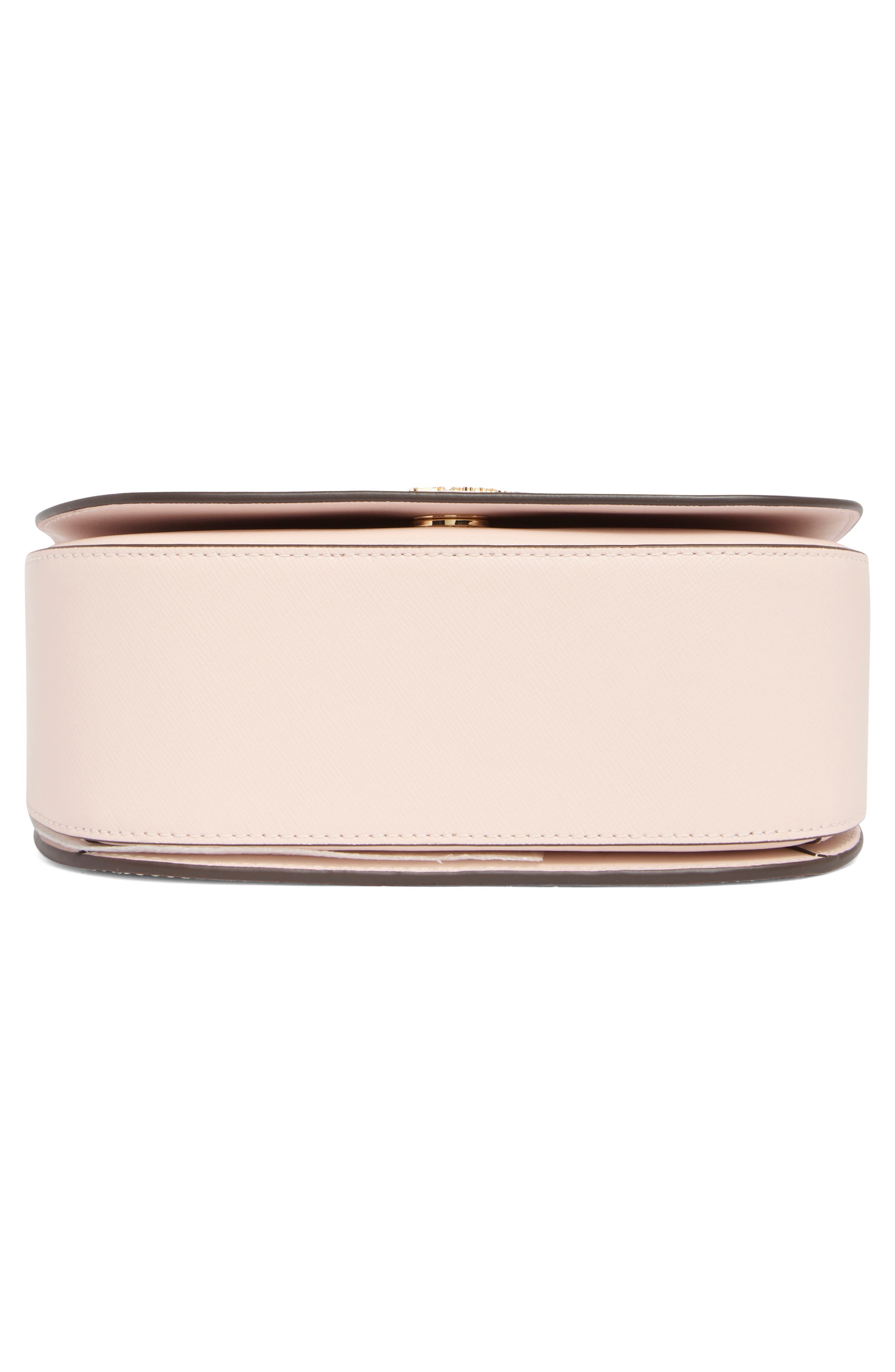 Kate Spade New York madison saffiano leather saddle bag, Alternate, color, Powdered Sugar