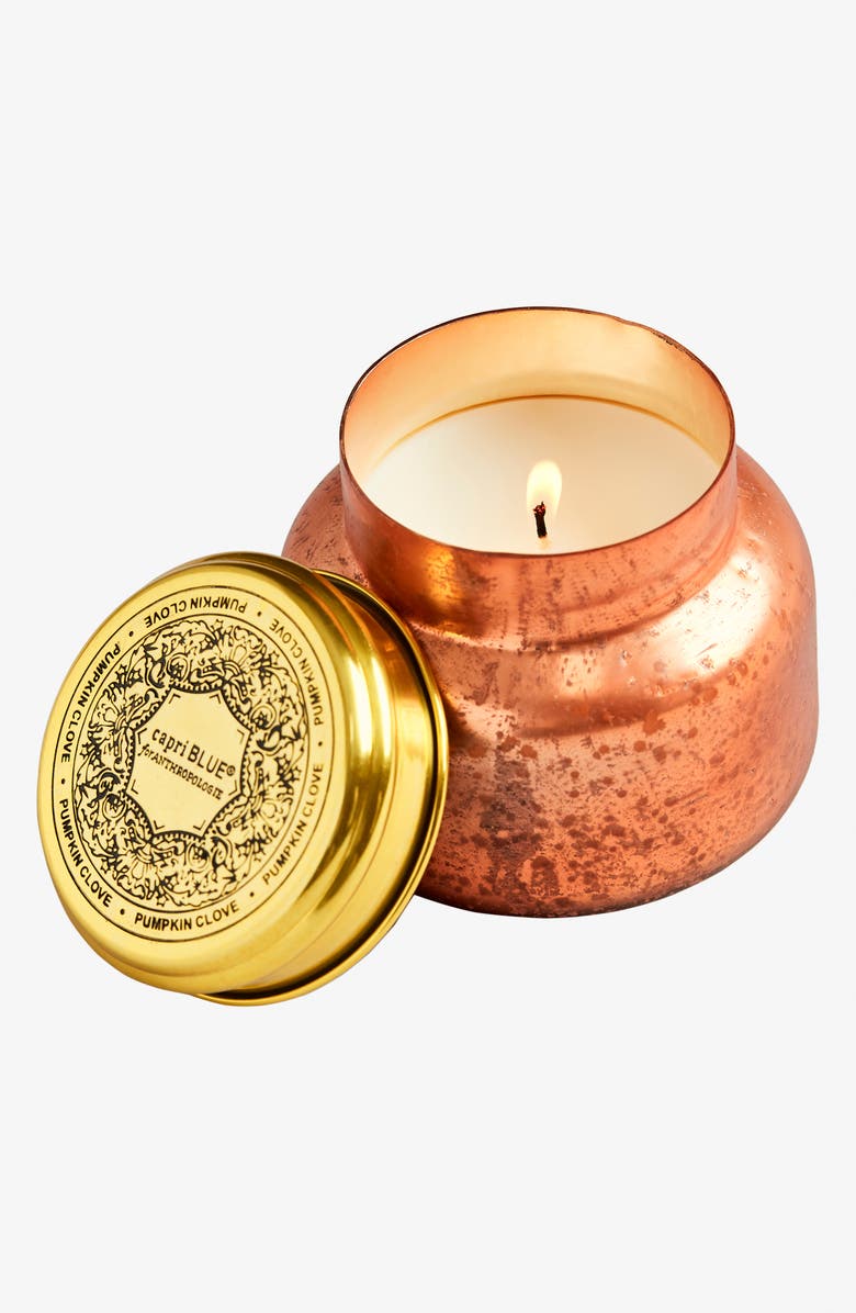 Anthropologie Home Capri Blue Scented Jar Candle, Main, color, 