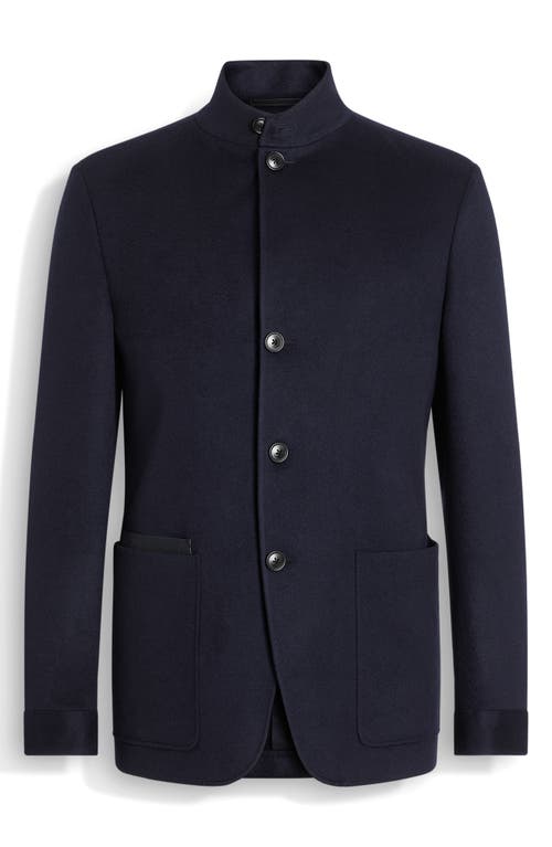 Zegna Oasi Cashmere Il Conte Jacket In Blue