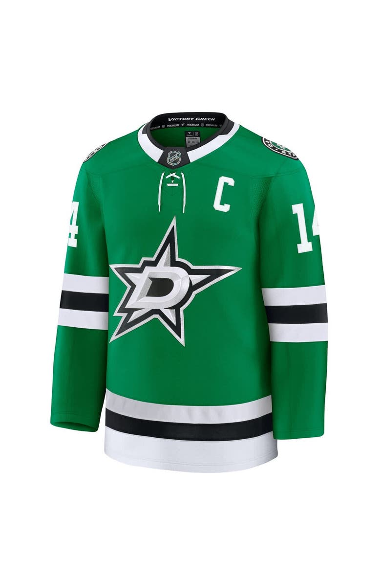 FANATICS Men's Fanatics Jamie Benn Kelly Green Dallas Stars Home Premium Jersey, Alternate, color,