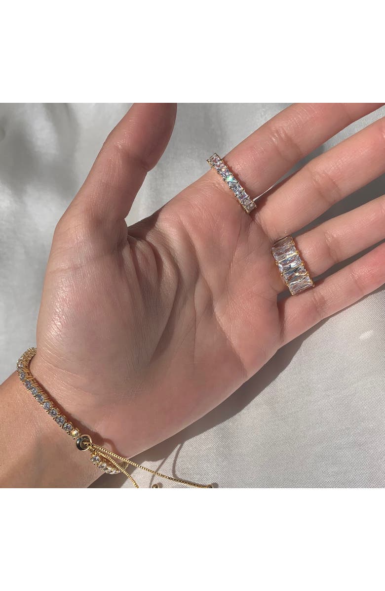 Rachelment Essential Tennis Bracelet, Alternate, color, Gold