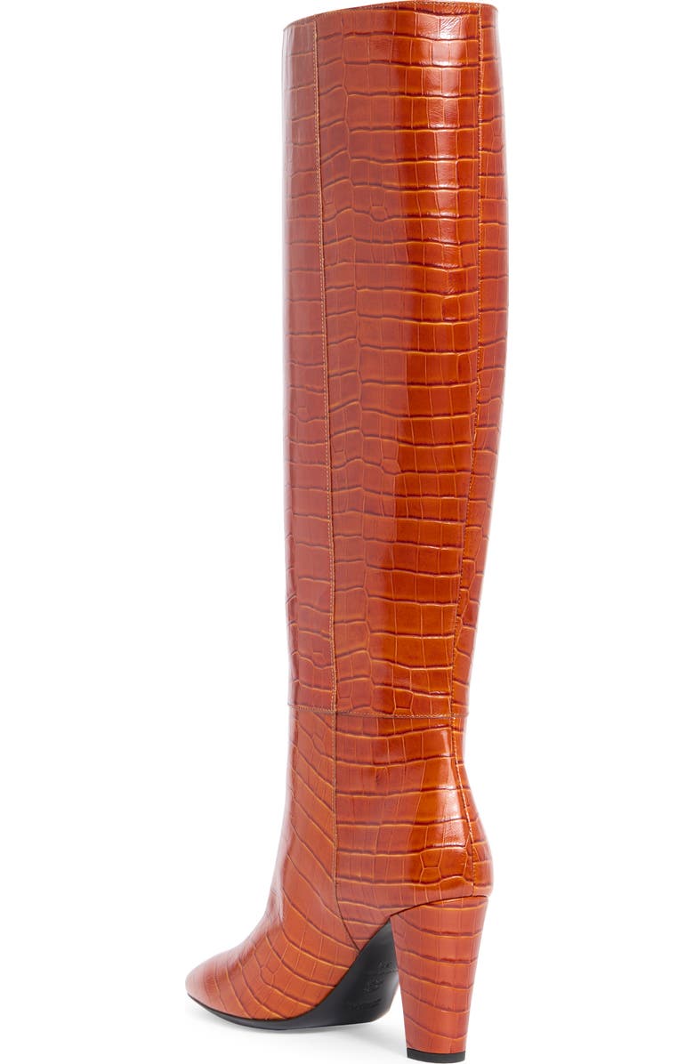 Longchamp Knee High Boot, Alternate, color, Cognac