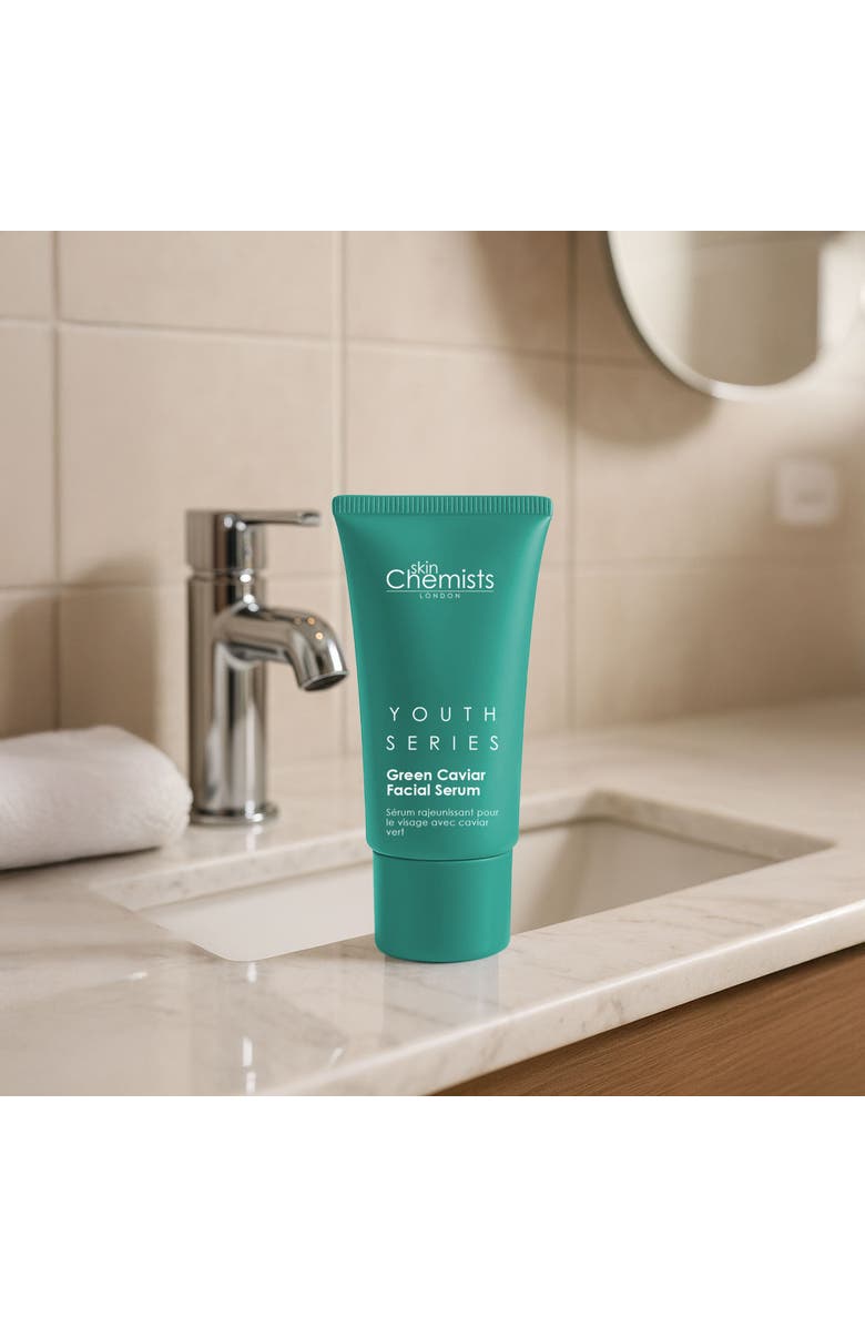 SKINCHEMISTS Youth Series Green Caviar Facial Serum 30ml, Alternate, color, White