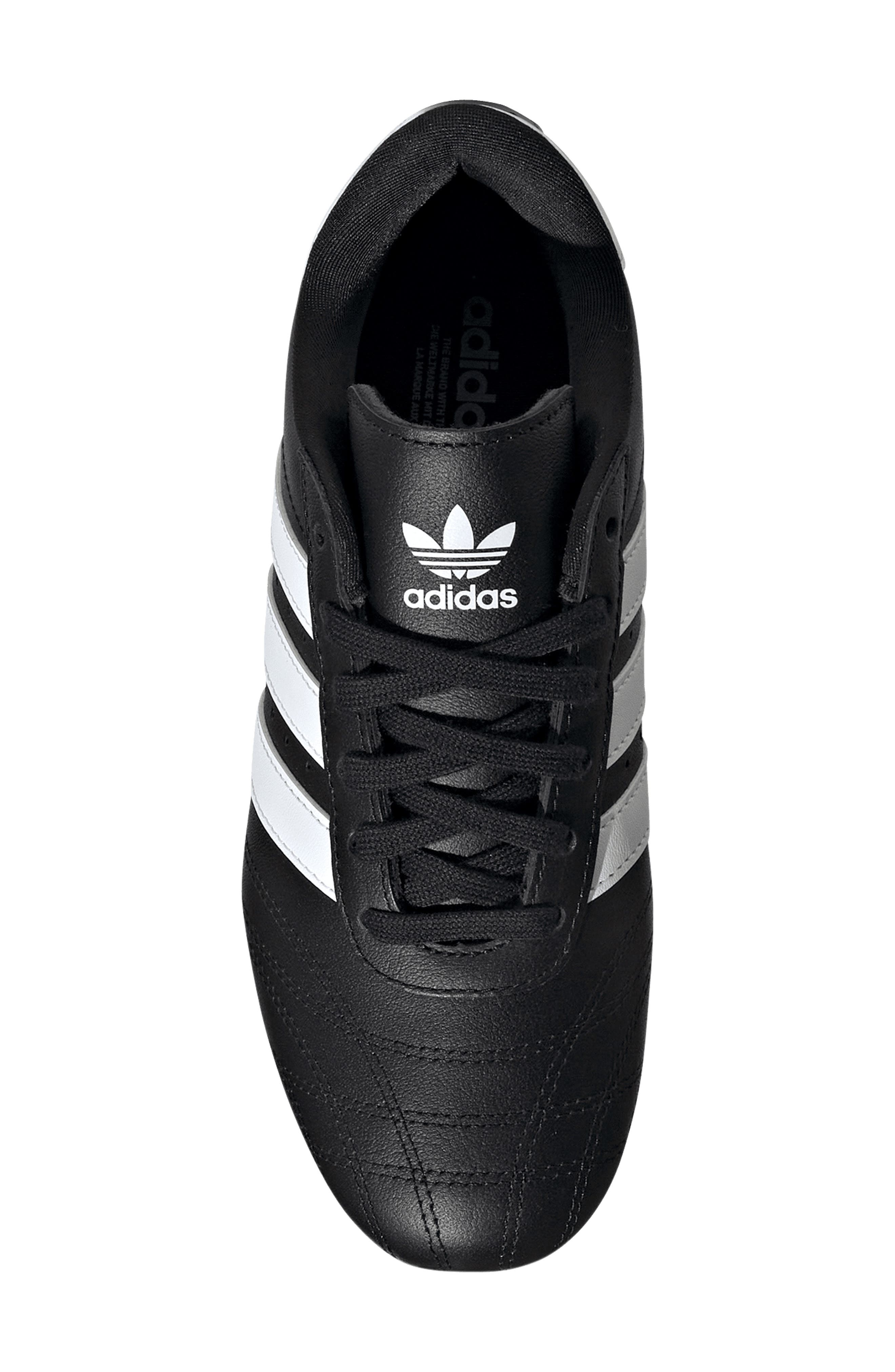 adidas Kids' Taekwondo Sneaker, Alternate, color, Black/ White/ Gum