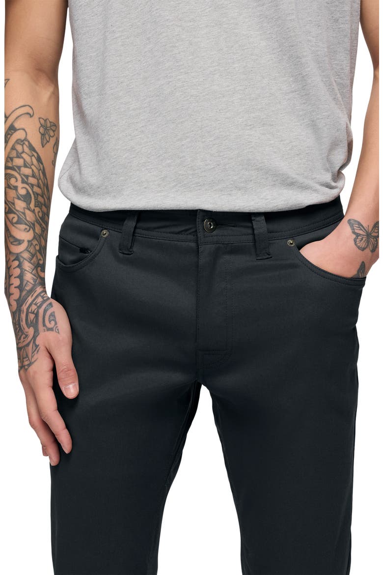 Stretch Zion™ 5-Pocket Tapered Pants, Alternate, color, BLACK