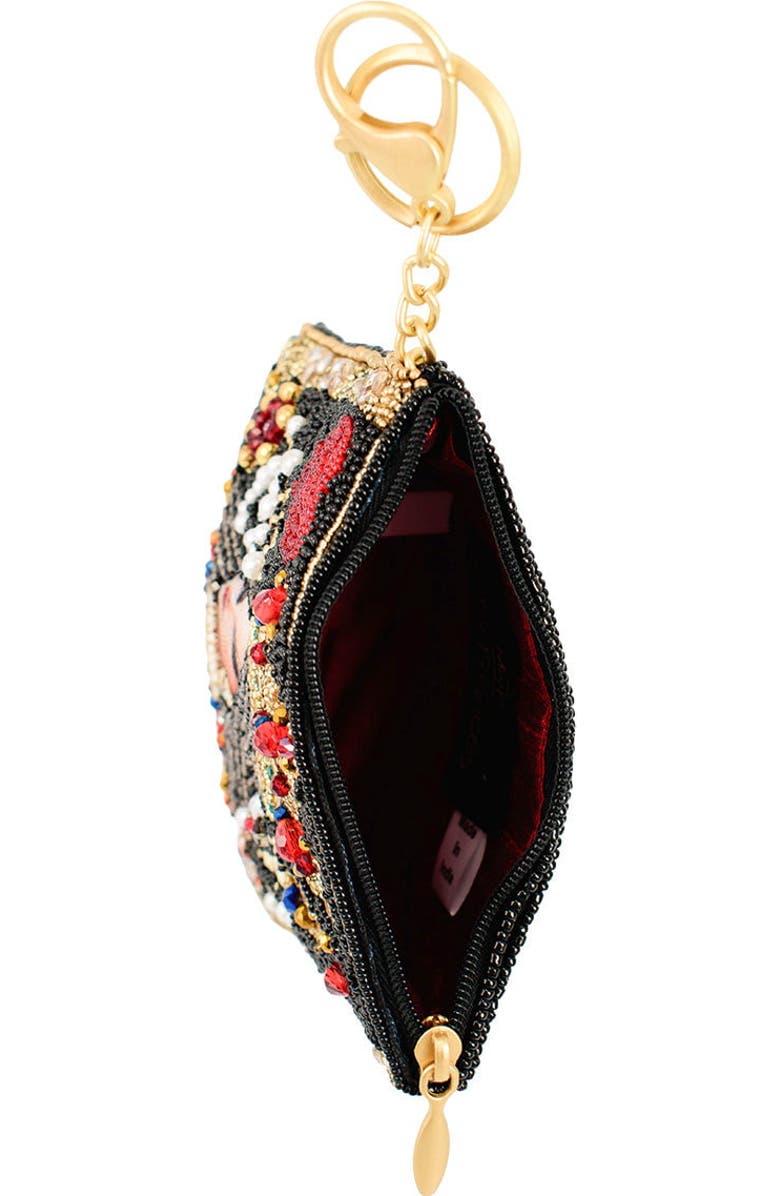 Mary Frances Accessories The Queen Coin Purse, Alternate, color, Black