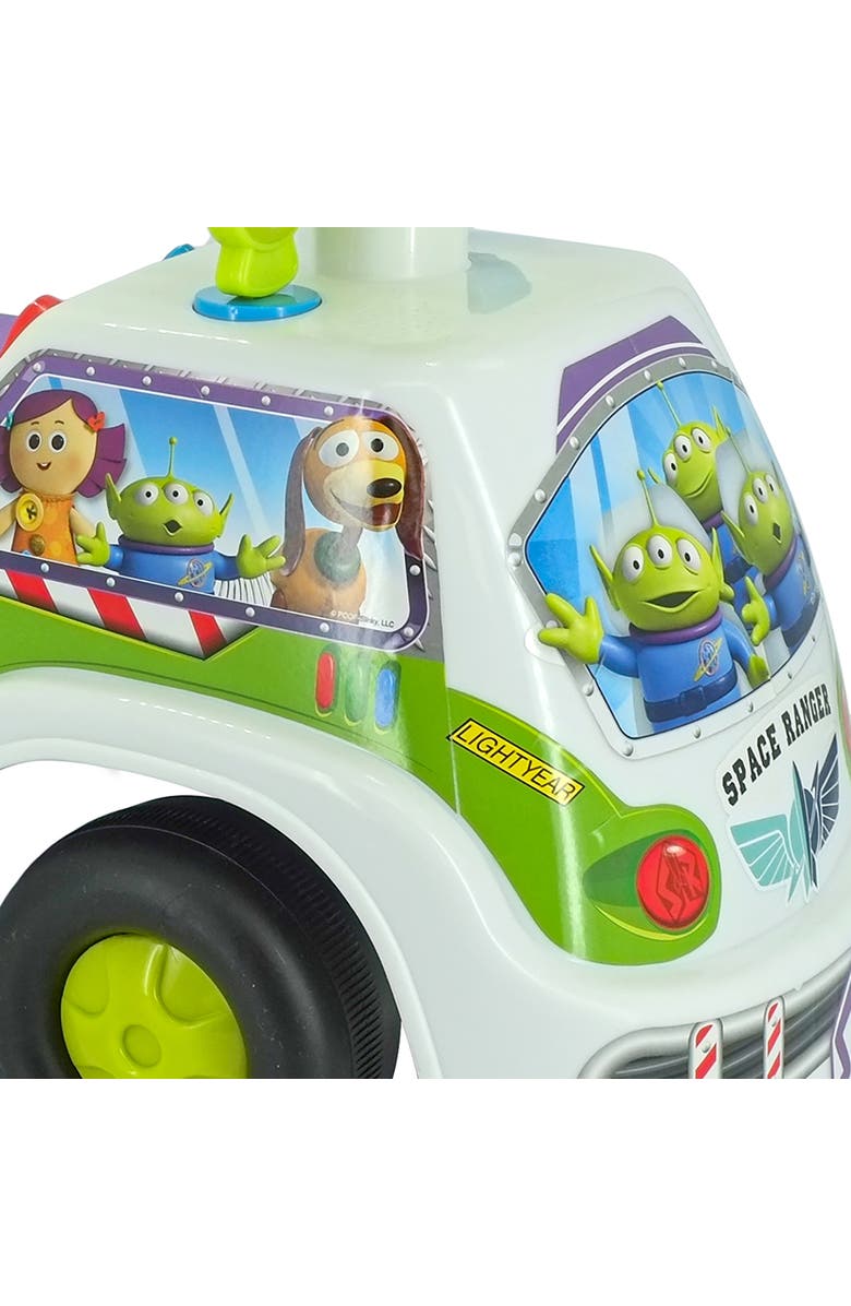 Kiddieland Adventure Rideon Buzz Lightyear, Disney Space Light & Sound,12Mo+, Alternate, color, Multicolored